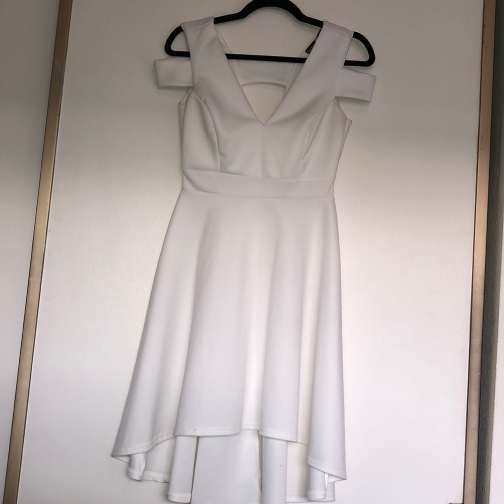 Cute mid length white dress